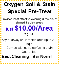Special Carpet Pre-treat The Best Carpet Cleaning Bar None