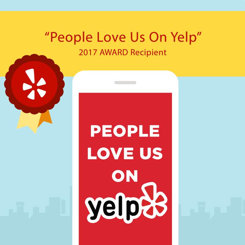 People Love Us on Yelp Top rated service award best carpet cleaning reviews